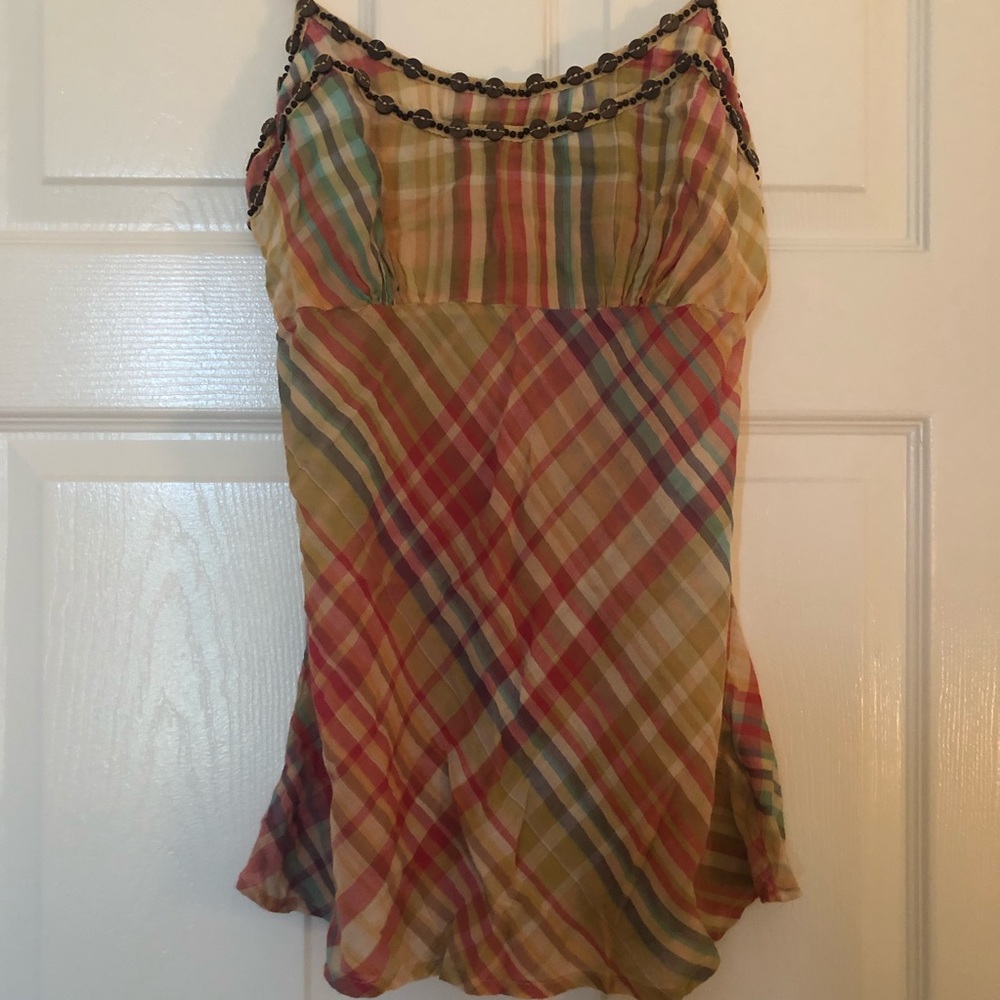 Women’s Flowing beaded tank